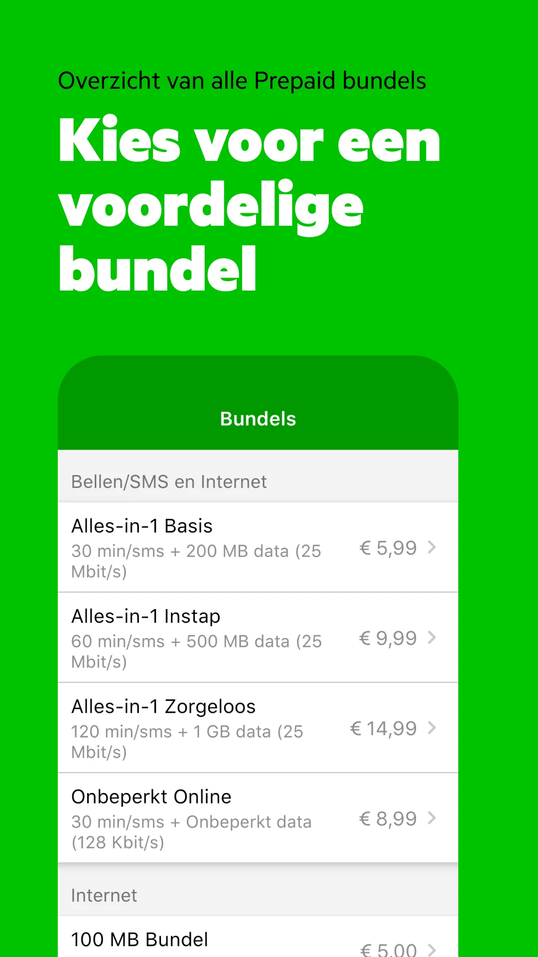 KPN Prepaid screenshot