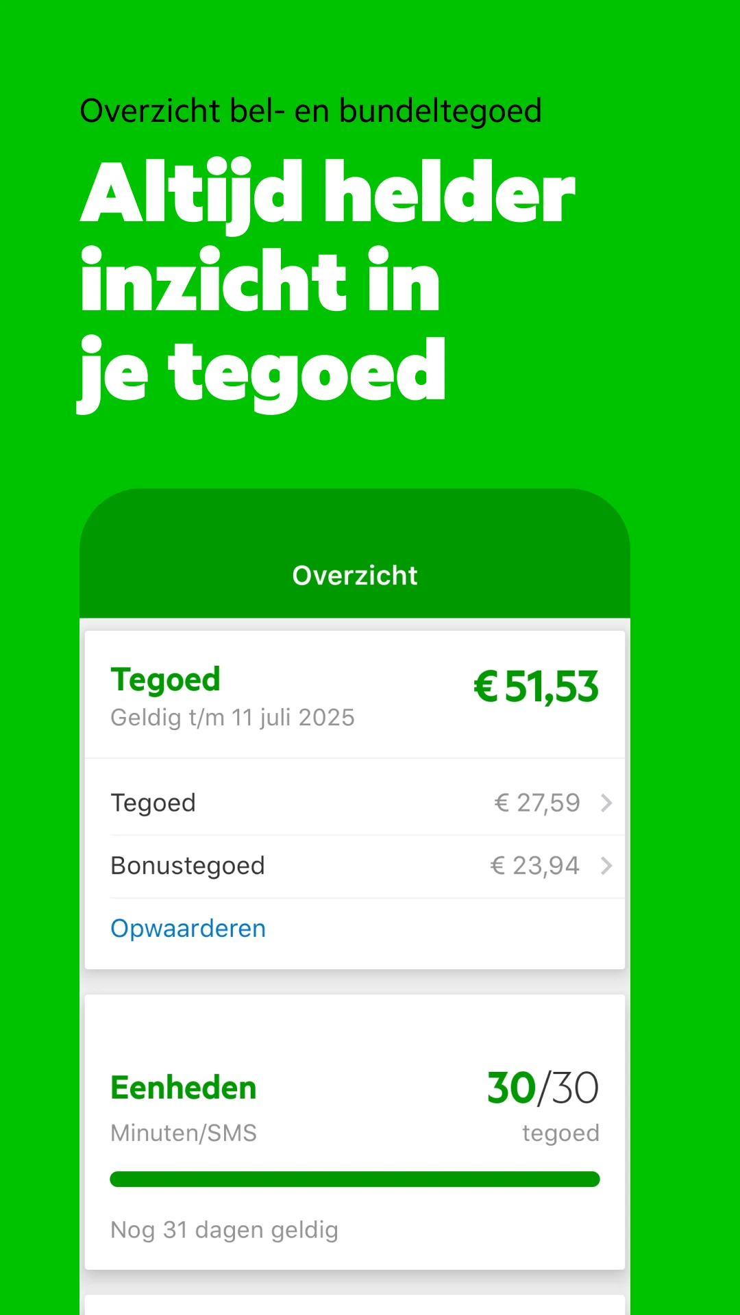 KPN Prepaid screenshot